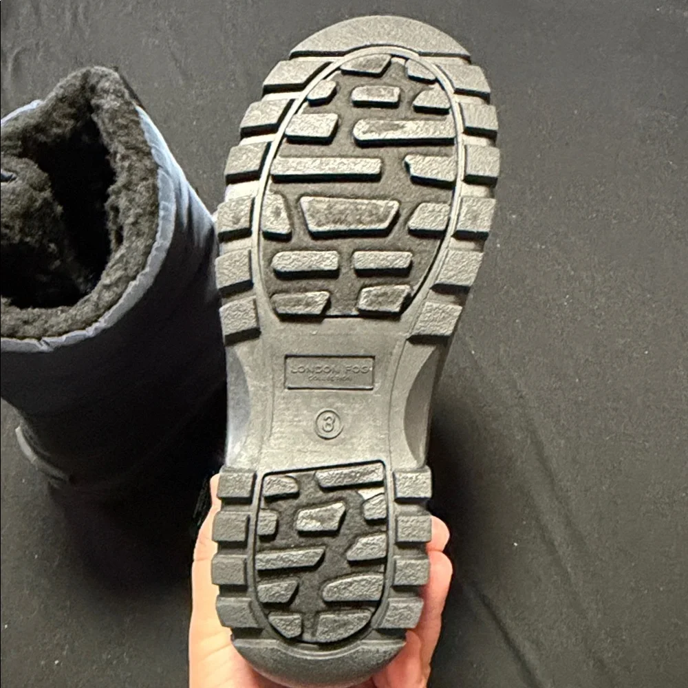 London Fog Kids Boots - Black and Gray